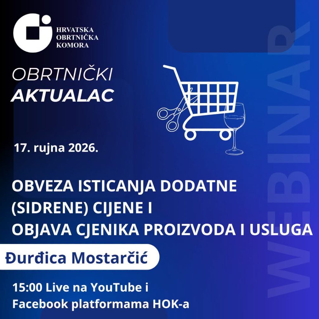 NOVE OBVEZE OKO SIDRENIH CIJENA – ŠTO OBRTNICI TREBAJU ZNATI?